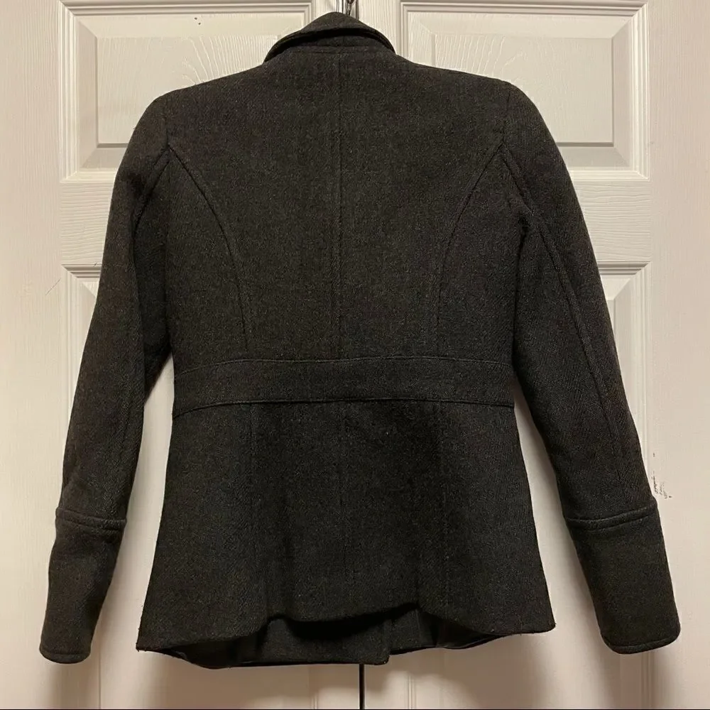 J. Crew Stadium Cloth Nello Gori Peacoat - Picture 4 of 6